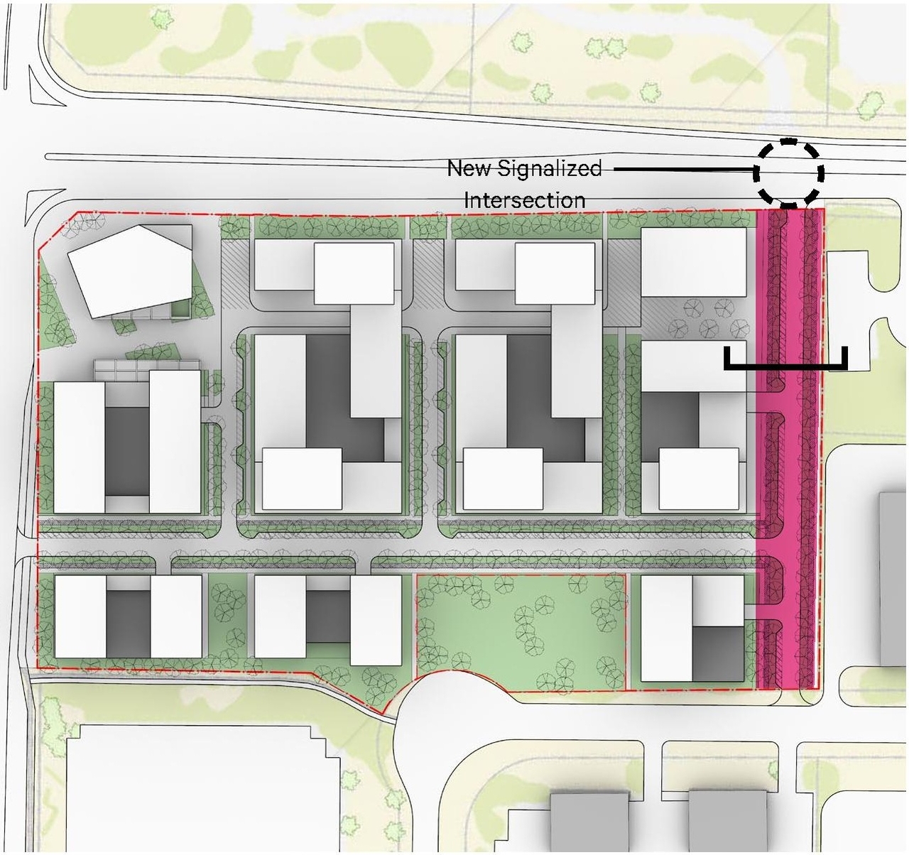 Construction site plan for project from page 36 of the file '2022-11-18 - Design Brief - D02-02-22-0108'
