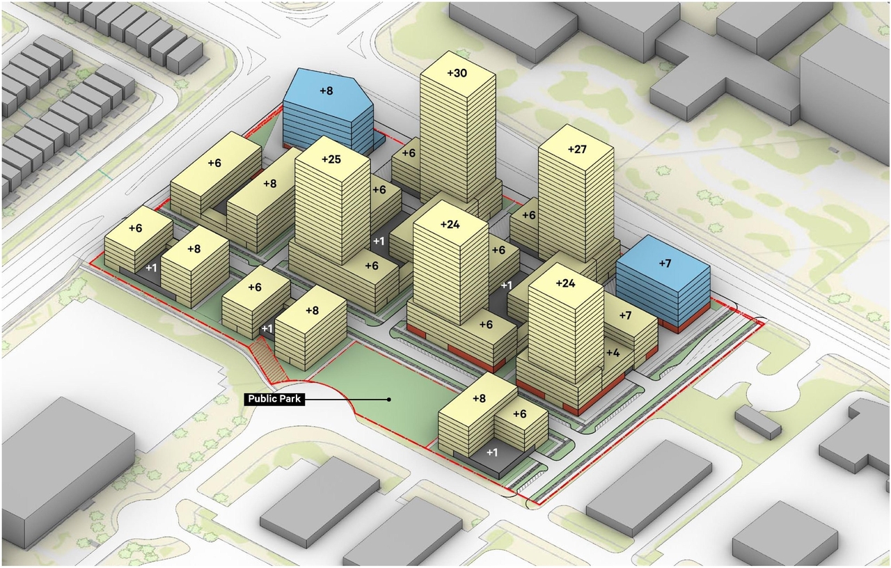Construction site plan for project from page 24 of the file '2023-05-08 - Design Brief - D02-02-22-0108'