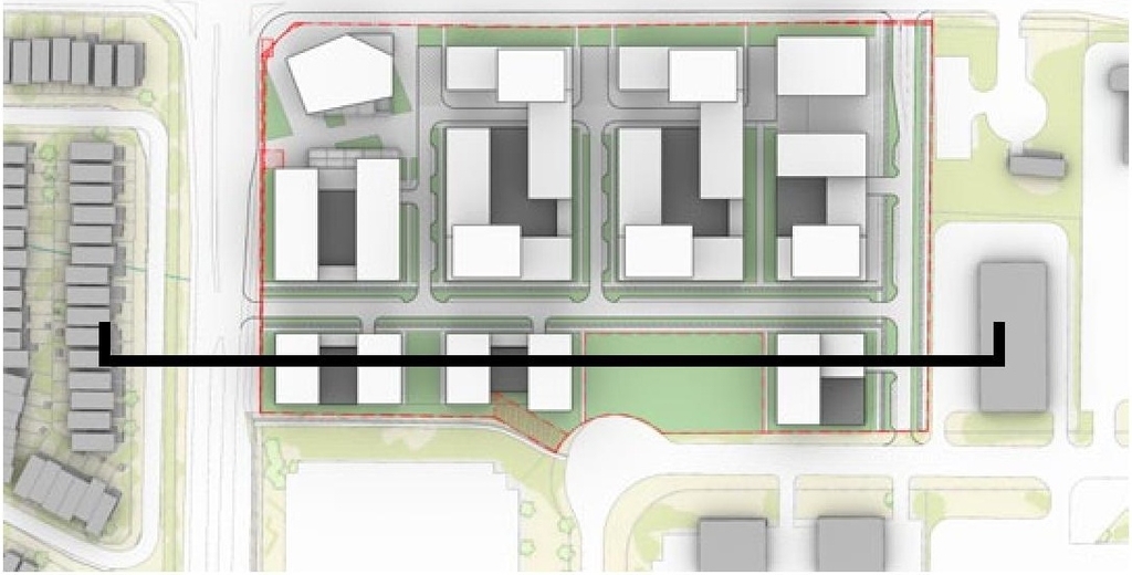 Construction site plan for project from page 35 of the file '2023-05-08 - Design Brief - D02-02-22-0108'