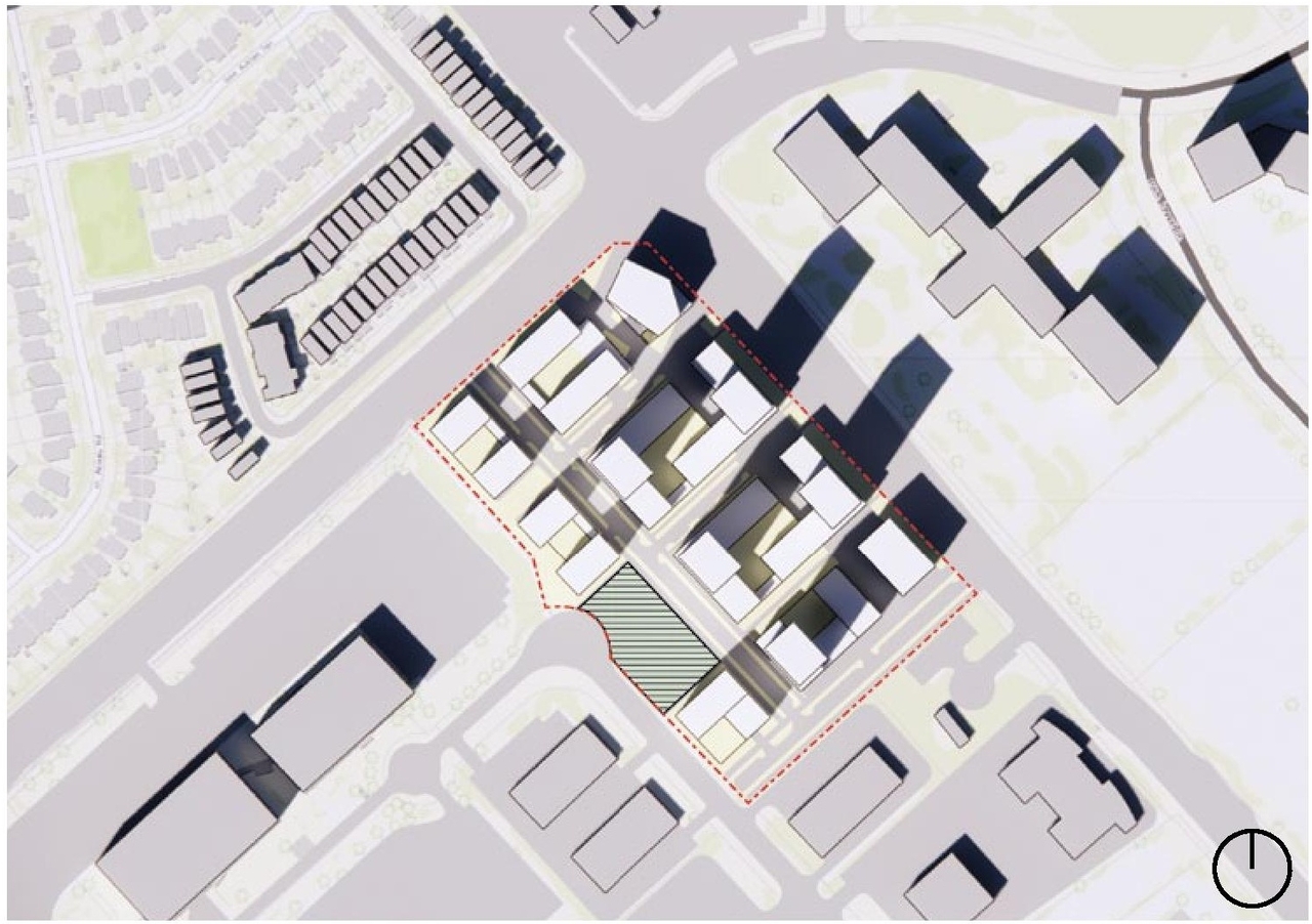 Construction site plan for project from page 50 of the file '2023-05-08 - Design Brief - D02-02-22-0108'