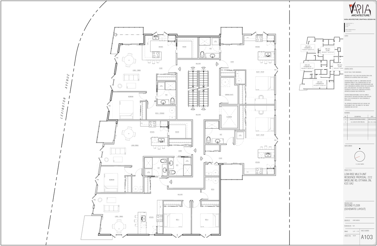 Floor plan for project from page 4 of the file '2022-11-25 - Site & Floor Plans - D02-02-22-0111'