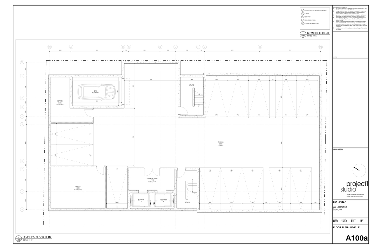 Floor plan for project from page 1 of the file '2022-12-02 - Floor Plans - D02-02-22-0116'