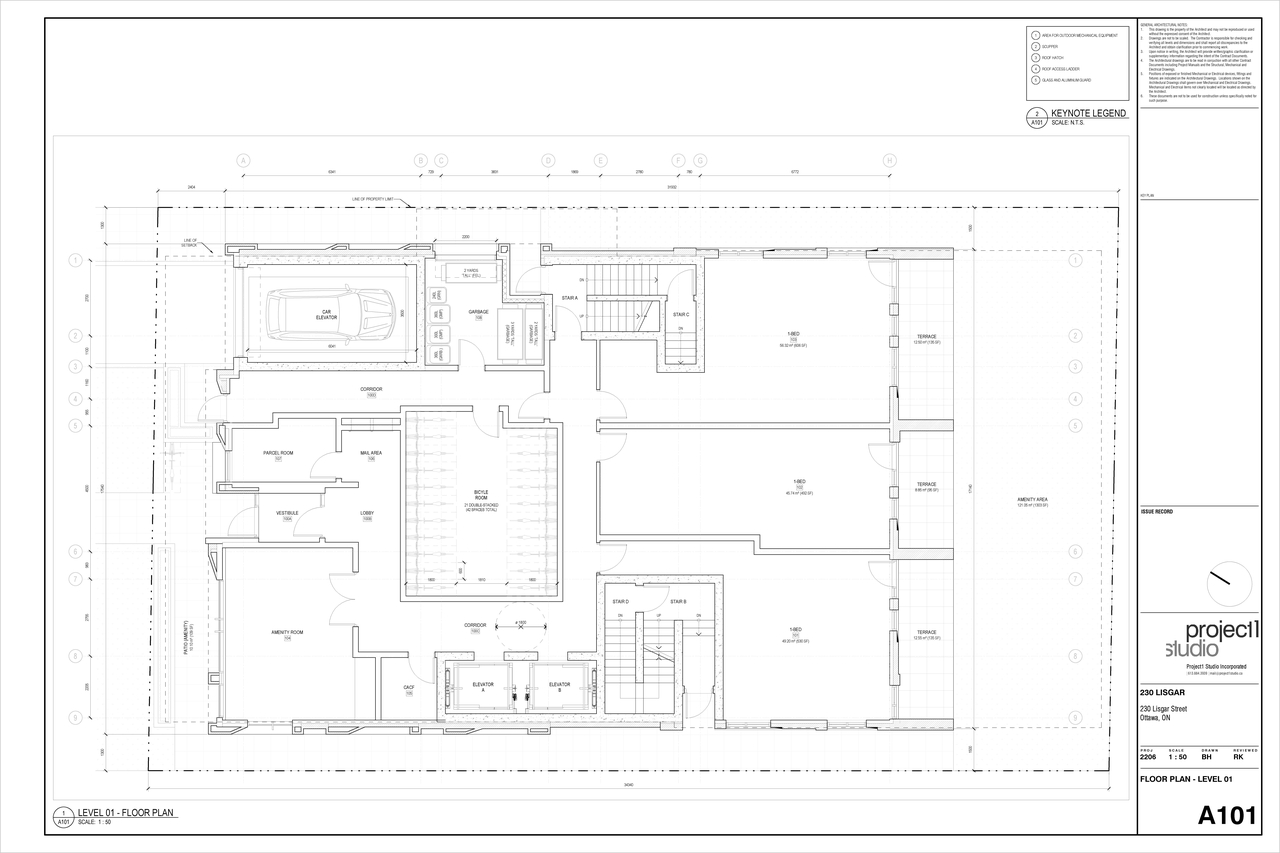 Floor plan for project from page 3 of the file '2022-12-02 - Floor Plans - D02-02-22-0116'