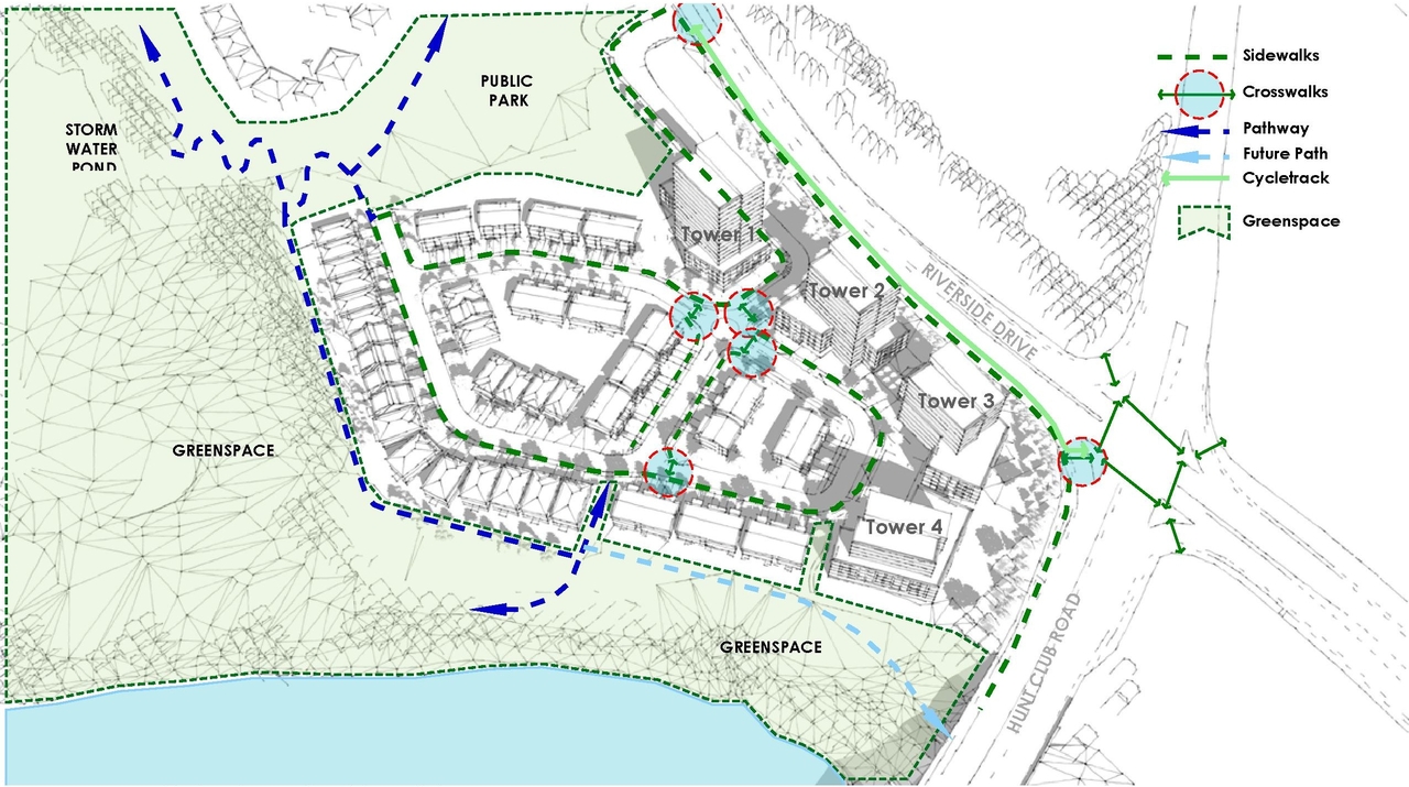 Construction site plan for project from page 10 of the file '2023-01-20 - Design Brief - D02-02-23-0004'