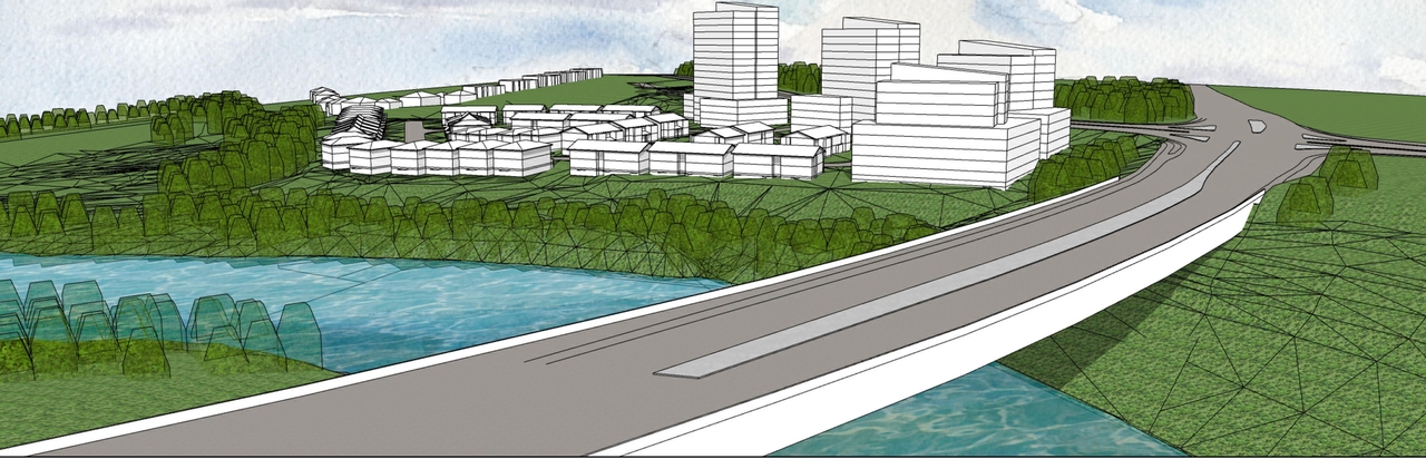 Rendering of building from page 2 of the file '2023-12-27 - Development Views - D02-02-23-0004'