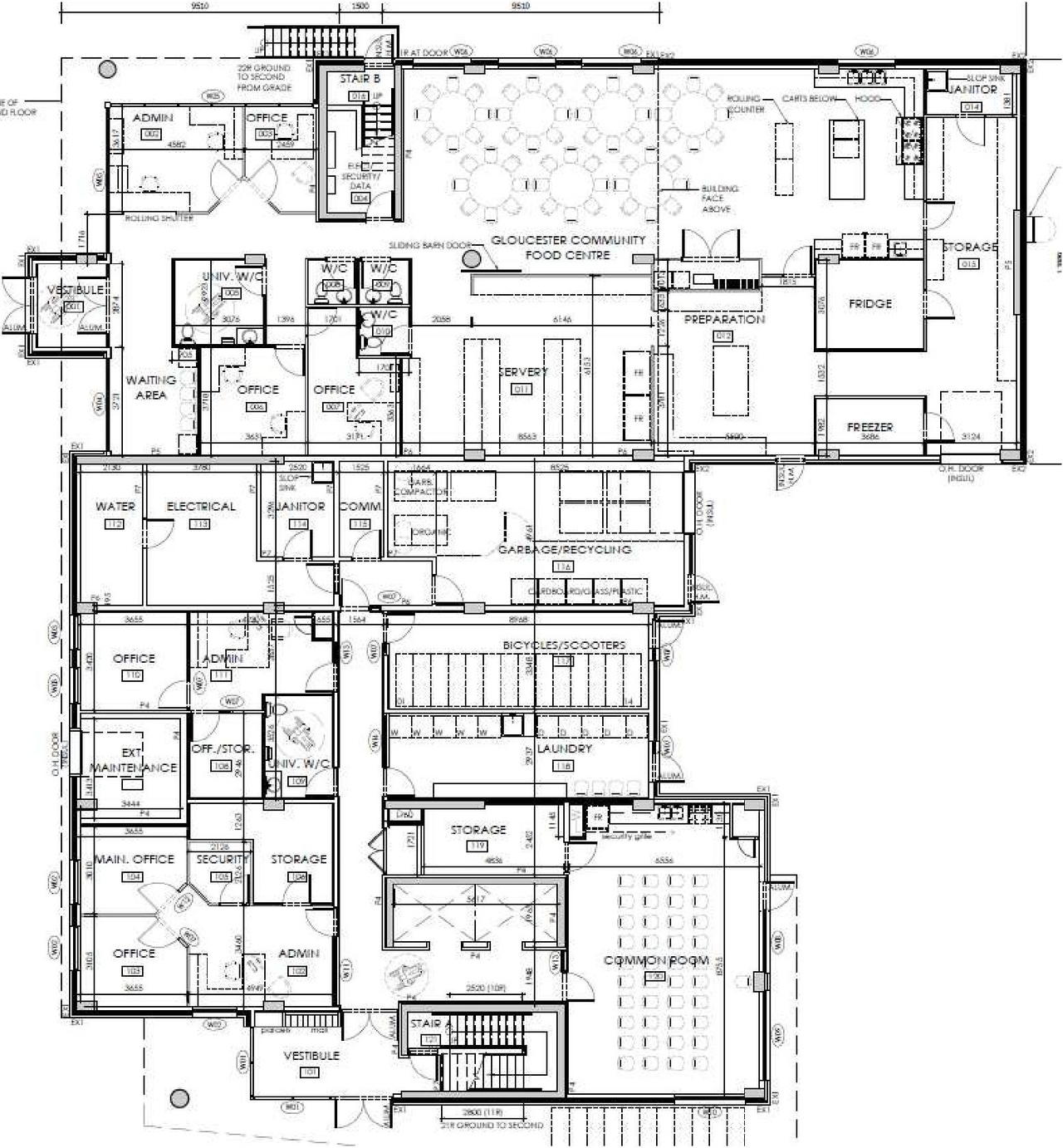 Floor plan for project from page 33 of the file '2023-09-25 - Design Brief - D02-02-23-0009'