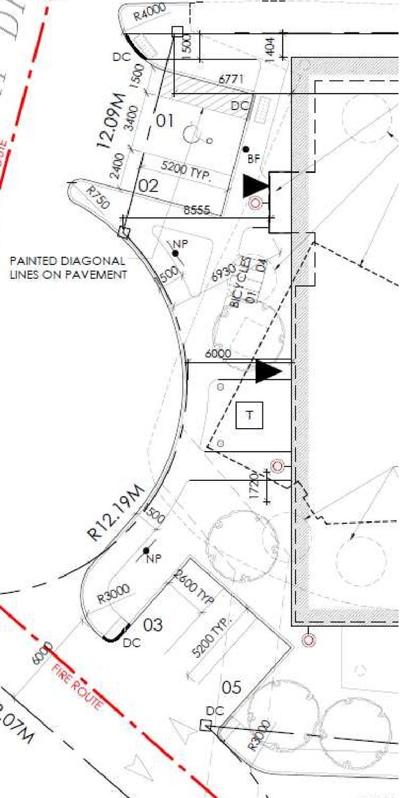 Construction site plan for project from page 37 of the file '2023-09-25 - Design Brief - D02-02-23-0009'