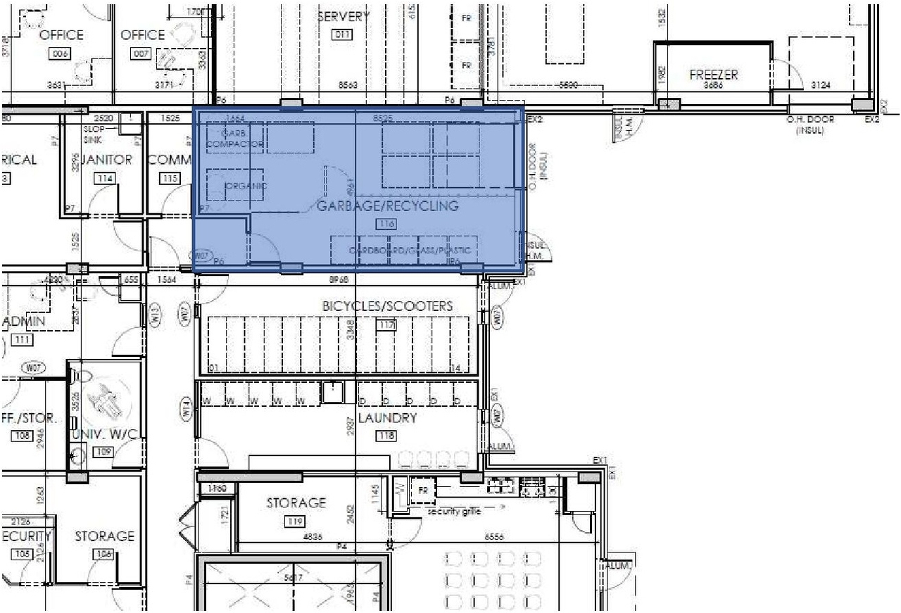 Floor plan for project from page 43 of the file '2023-09-25 - Design Brief - D02-02-23-0009'