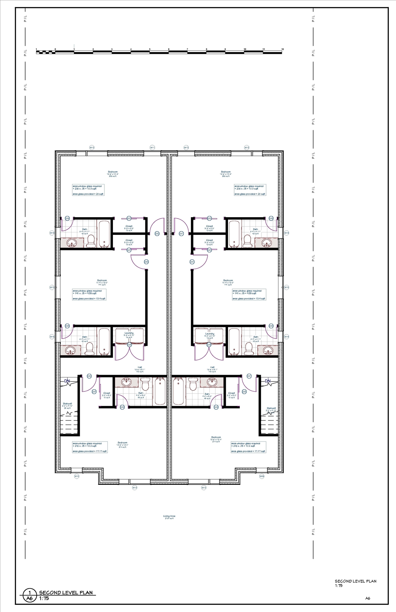 Floor plan for project from page 1 of the file '2023-03-10 - Second Floor Plan - D02-02-23-0016'