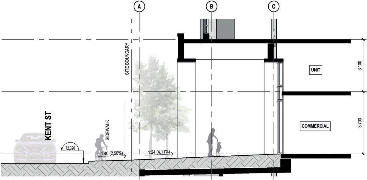 Construction site plan for project from page 17 of the file '2023-09-28 - Design Brief - D02-02-23-0020 (2)'