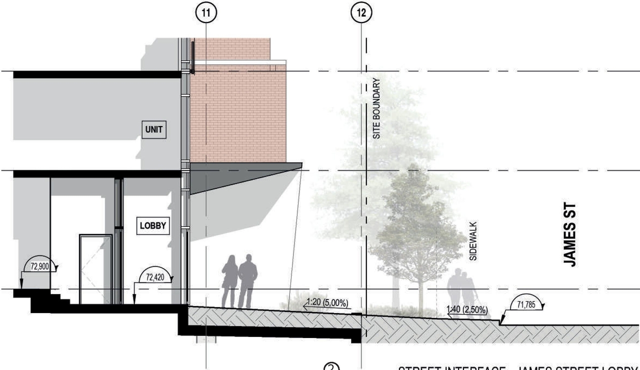 Construction site plan for project from page 19 of the file '2023-09-28 - Design Brief - D02-02-23-0020 (2)'