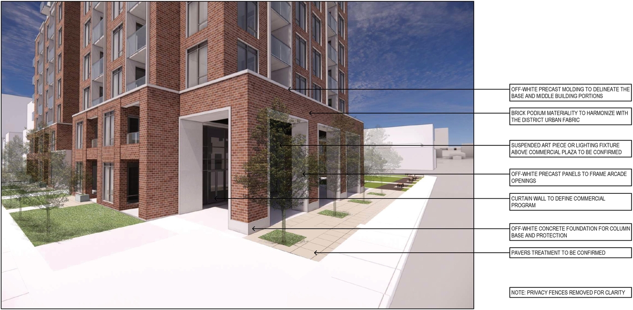 Rendering of building from page 29 of the file '2023-09-28 - Design Brief - D02-02-23-0020 (2)'