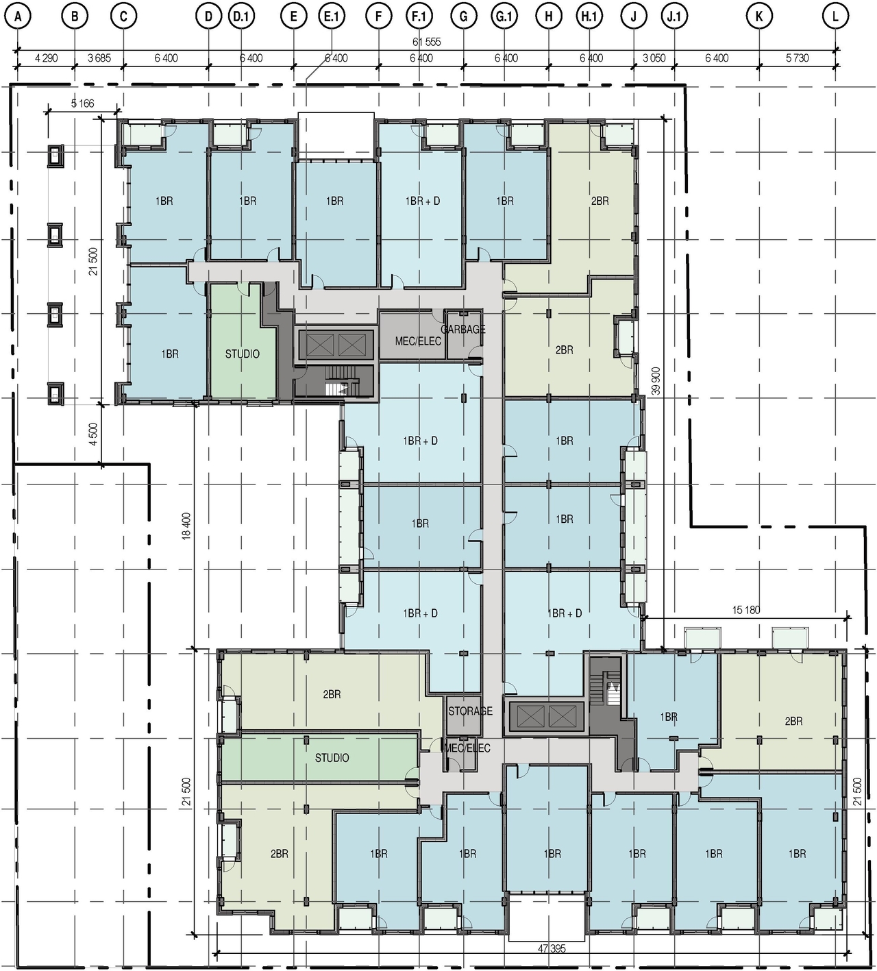 Floor plan for project from page 40 of the file '2023-09-28 - Design Brief - D02-02-23-0020 (2)'