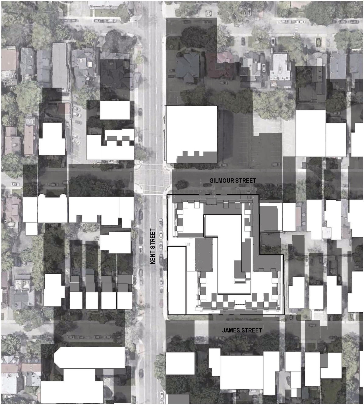 Construction site plan for project from page 54 of the file '2023-09-28 - Design Brief - D02-02-23-0020 (2)'