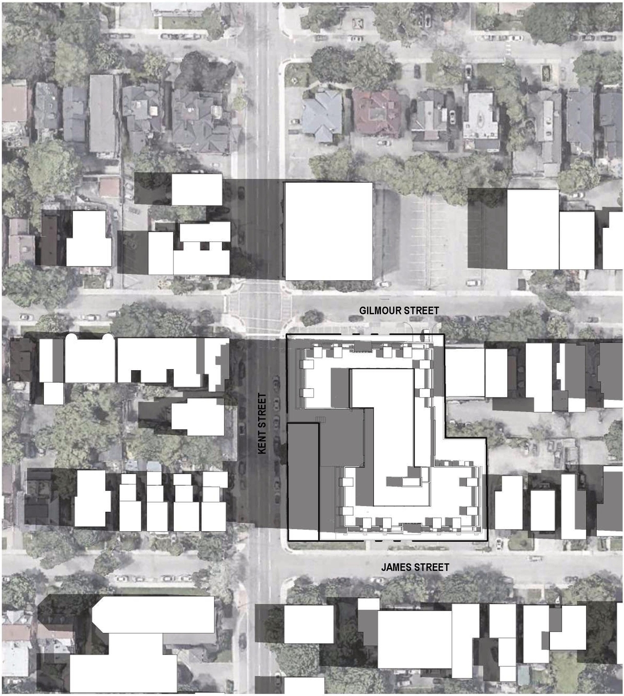 Construction site plan for project from page 56 of the file '2023-09-28 - Design Brief - D02-02-23-0020 (2)'