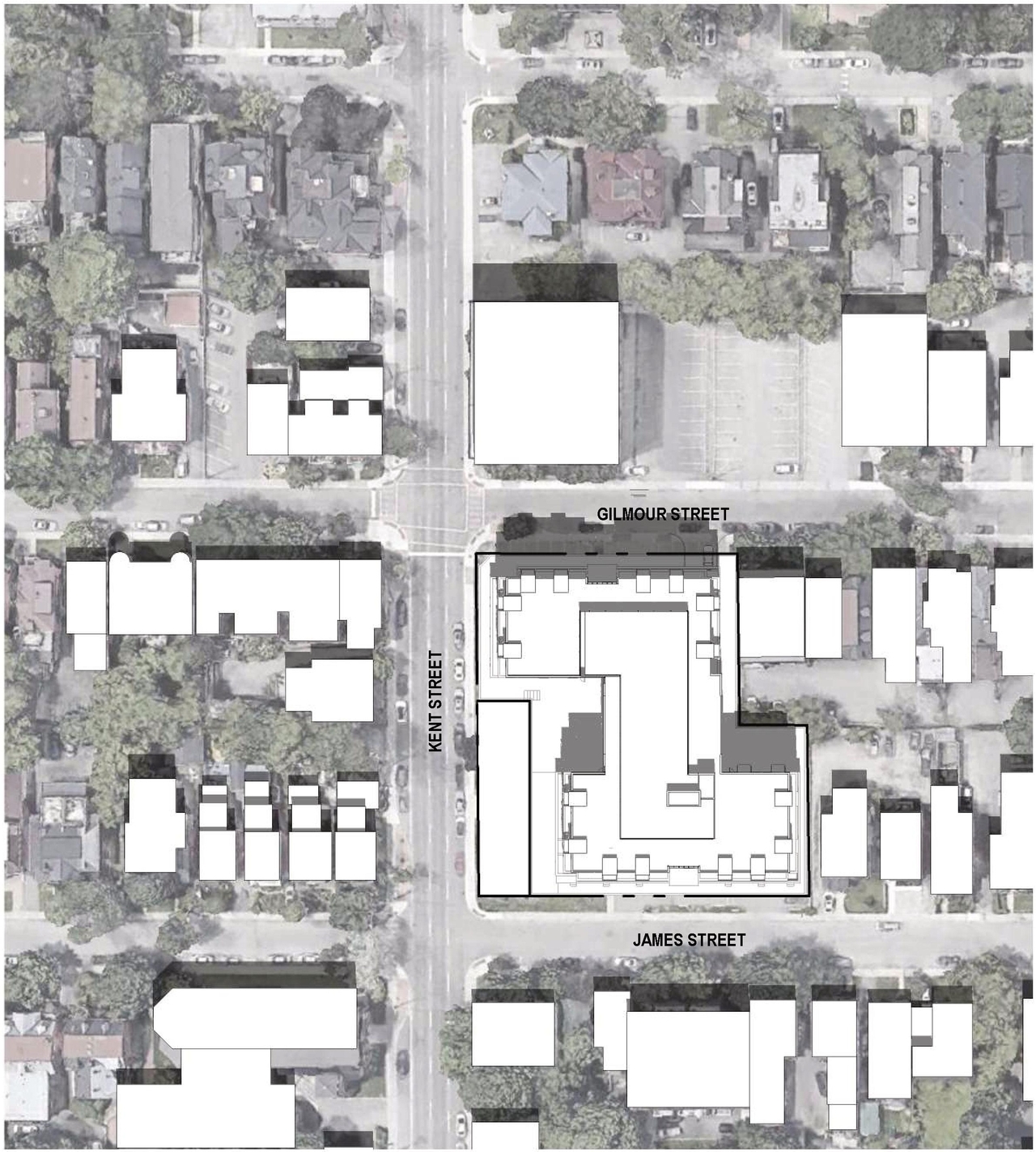 Construction site plan for project from page 58 of the file '2023-09-28 - Design Brief - D02-02-23-0020 (2)'