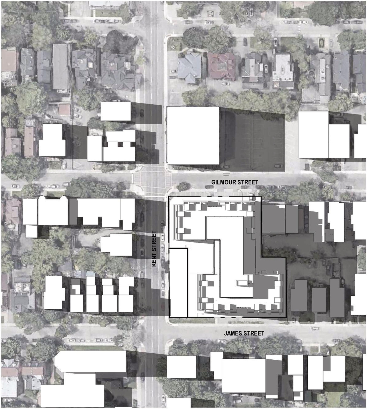 Construction site plan for project from page 61 of the file '2023-09-28 - Design Brief - D02-02-23-0020 (2)'