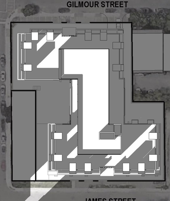 Construction site plan for project from page 71 of the file '2023-09-28 - Design Brief - D02-02-23-0020'