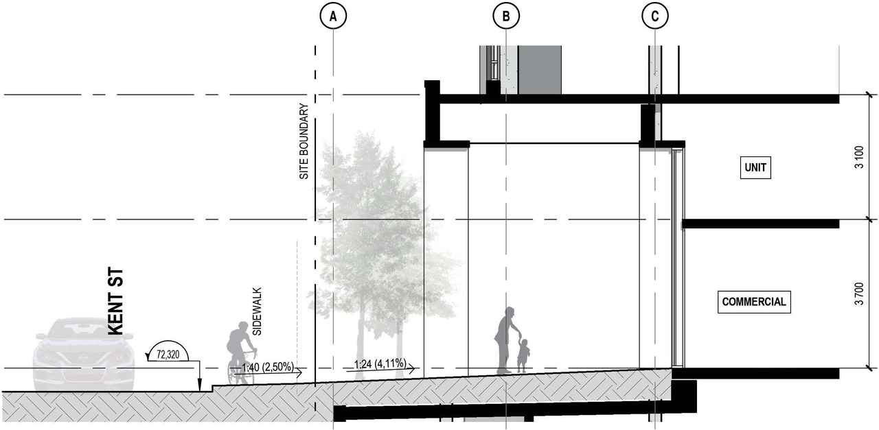 Construction site plan for project from page 17 of the file '2023-03-22 - Design Brief - D02-02-23-0020'
