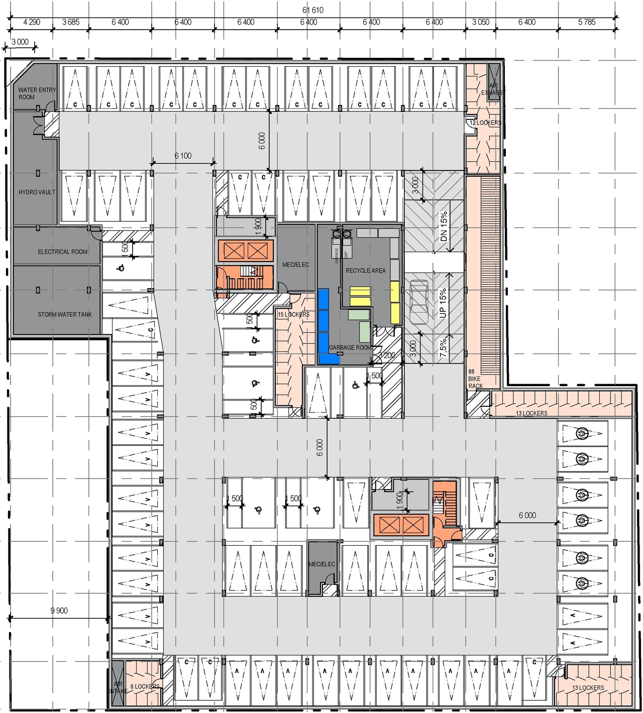 Floor plan for project from page 38 of the file '2023-03-22 - Design Brief - D02-02-23-0020'