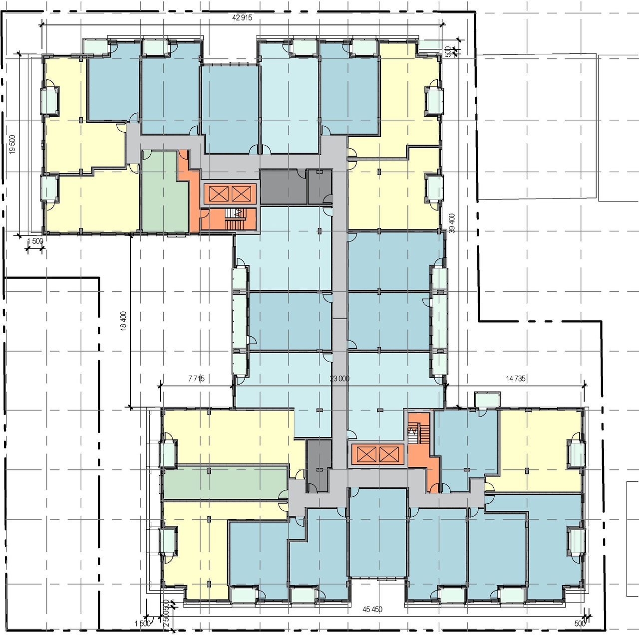Floor plan for project from page 41 of the file '2023-03-22 - Design Brief - D02-02-23-0020'