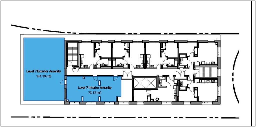 Floor plan for project from page 35 of the file '2023-03-28 - Urban Design Brief - D02-02-23-0022'