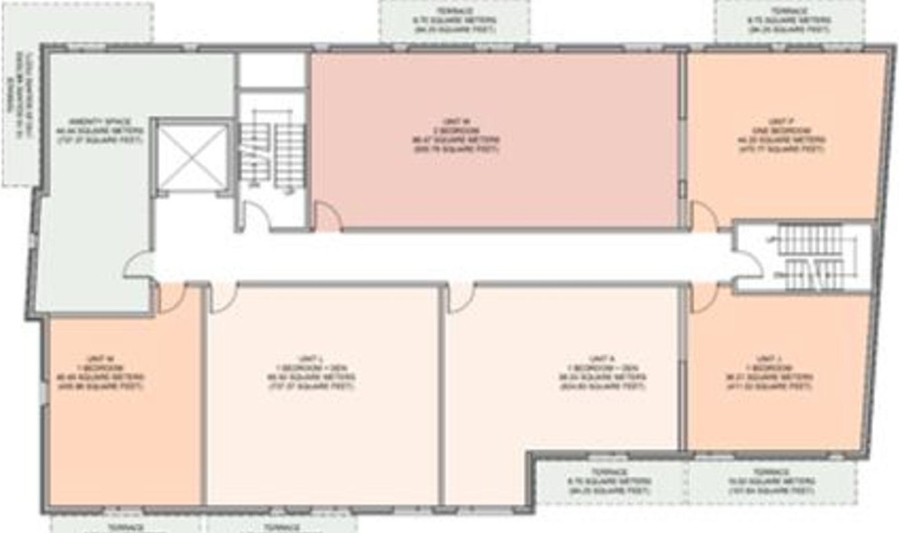 Floor plan for project from page 24 of the file '2023-03-28 - Design Brief - D02-02-23-0023'
