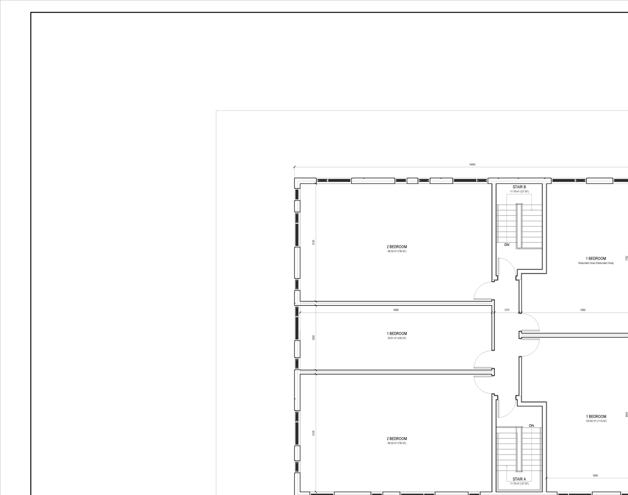 Floor plan for project from page 4 of the file '2023-04-03 - Floor Plans - D02-02-23-0024'