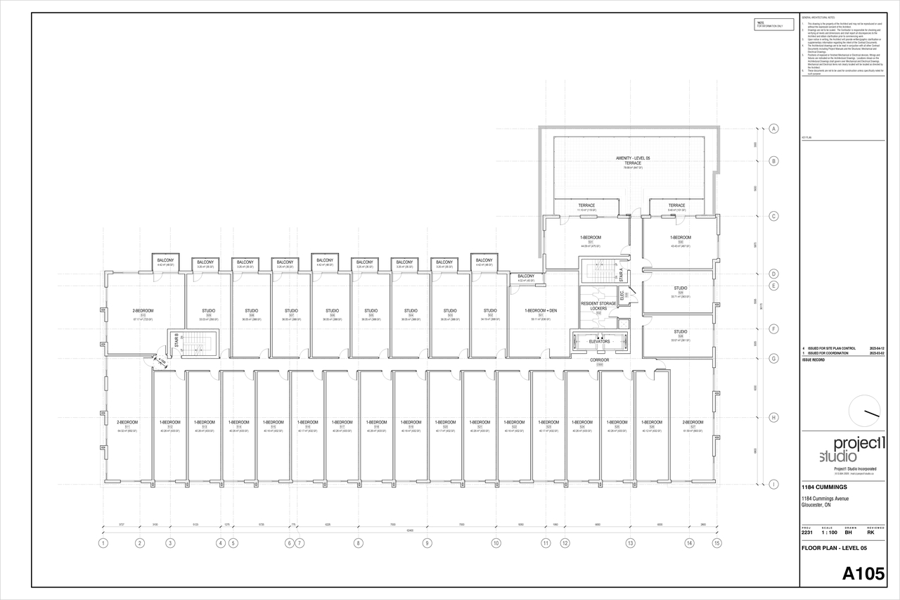 Floor plan for project from page 6 of the file '2023-05-01 - FLOOR PLANS - D02-02-23-0031'