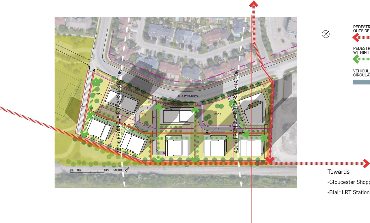 Construction site plan for project from page 14 of the file '2023-11-24 - Design Brief - D02-02-23-0033'