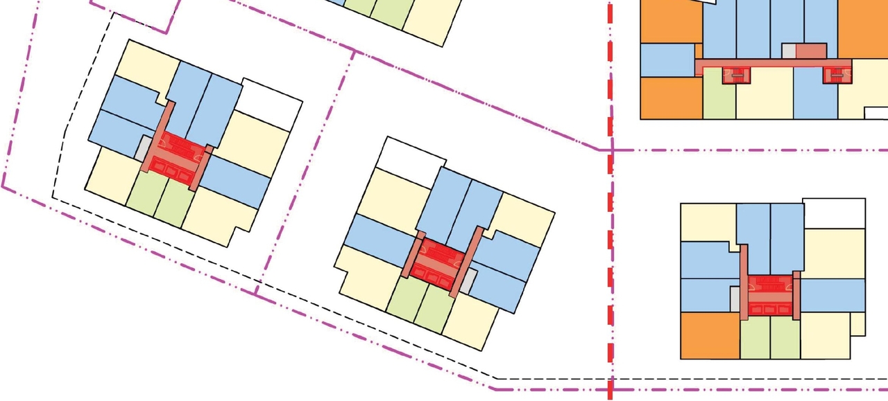 Construction site plan for project from page 32 of the file '2023-11-24 - Design Brief - D02-02-23-0033'