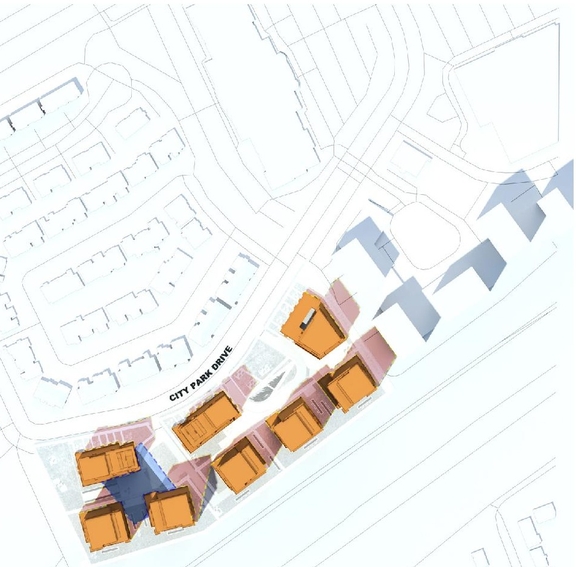 Construction site plan for project from page 54 of the file '2023-11-24 - Design Brief - D02-02-23-0033'
