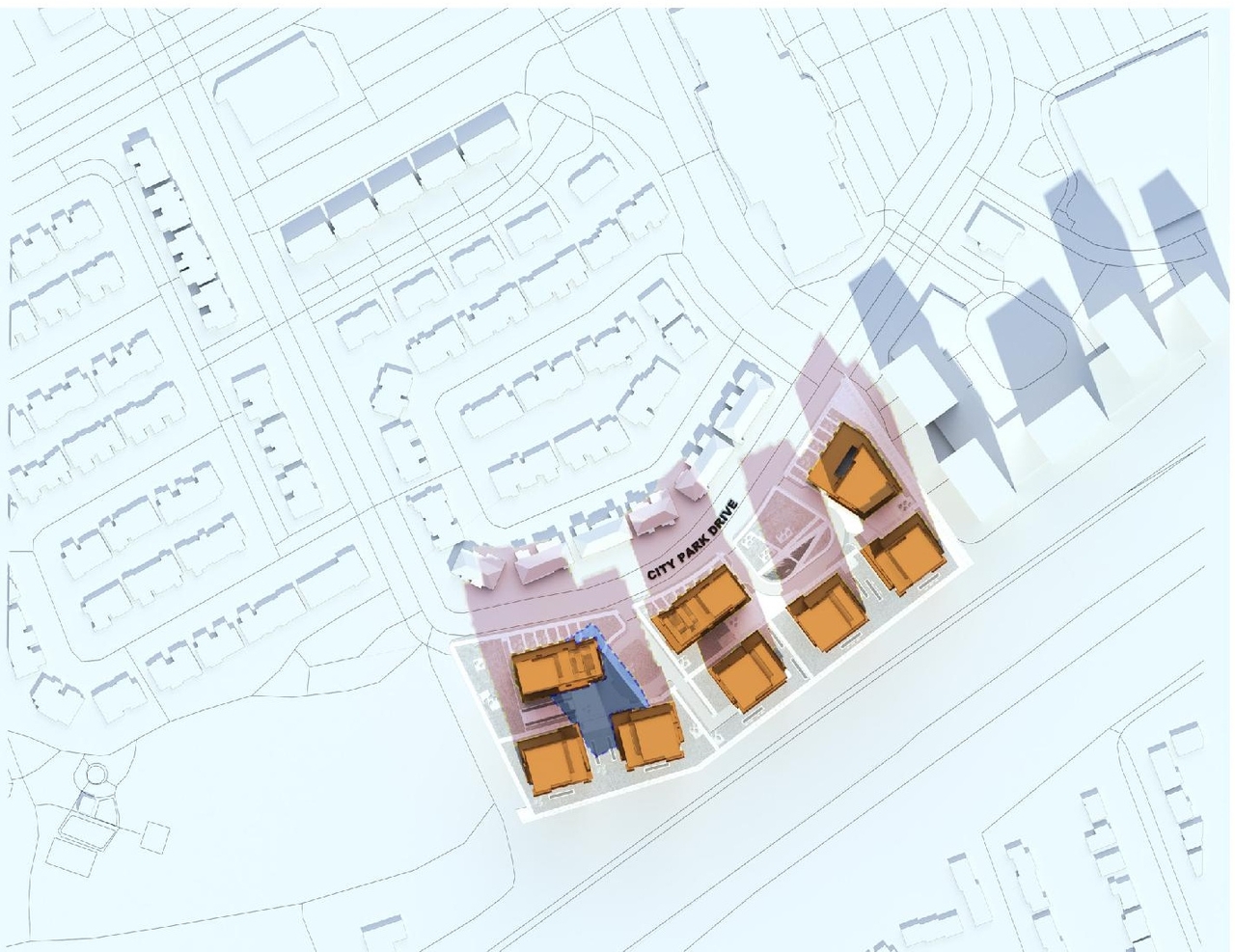 Construction site plan for project from page 56 of the file '2023-11-24 - Design Brief - D02-02-23-0033'
