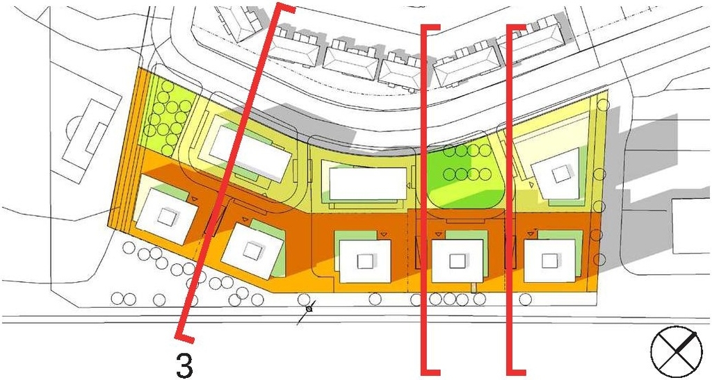 Construction site plan for project from page 21 of the file '2023-06-20 - City Park revised design brief - D02-02-23-0033'