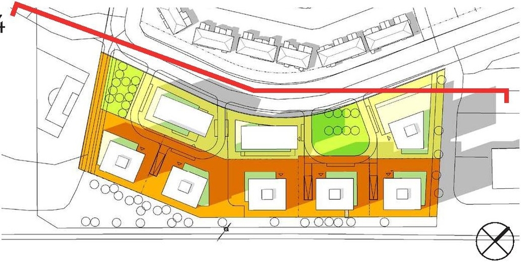 Construction site plan for project from page 23 of the file '2023-06-20 - City Park revised design brief - D02-02-23-0033'