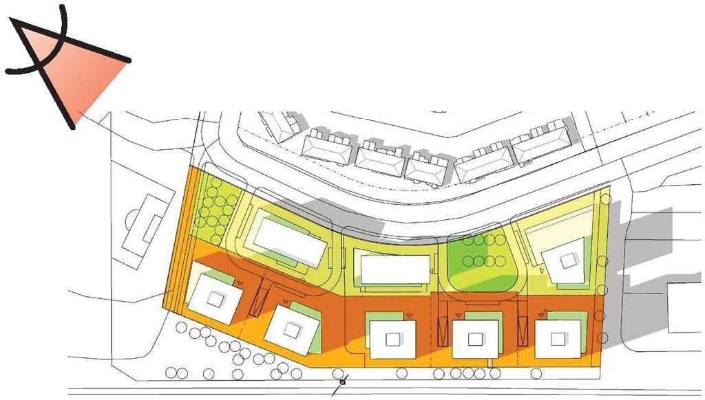Construction site plan for project from page 28 of the file '2023-06-20 - City Park revised design brief - D02-02-23-0033'