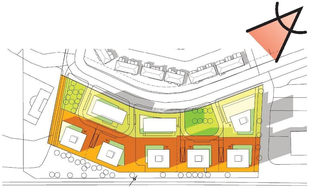 Construction site plan for project from page 29 of the file '2023-06-20 - City Park revised design brief - D02-02-23-0033'