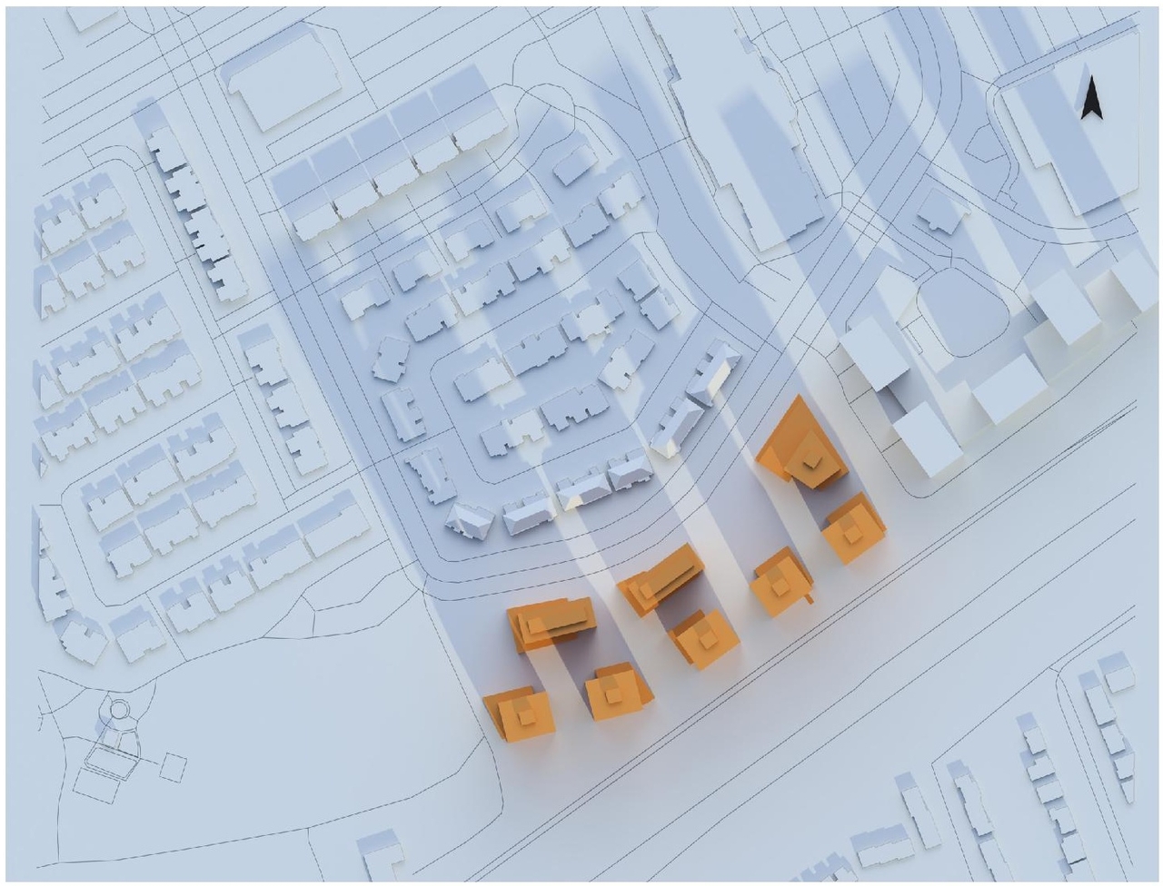Construction site plan for project from page 33 of the file '2023-06-20 - City Park revised design brief - D02-02-23-0033'