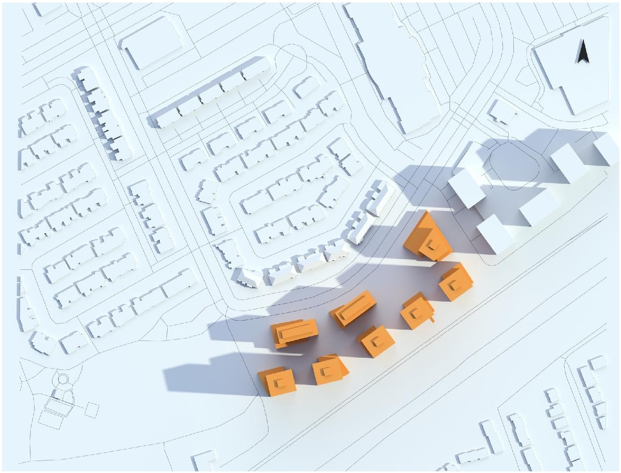 Construction site plan for project from page 35 of the file '2023-06-20 - City Park revised design brief - D02-02-23-0033'
