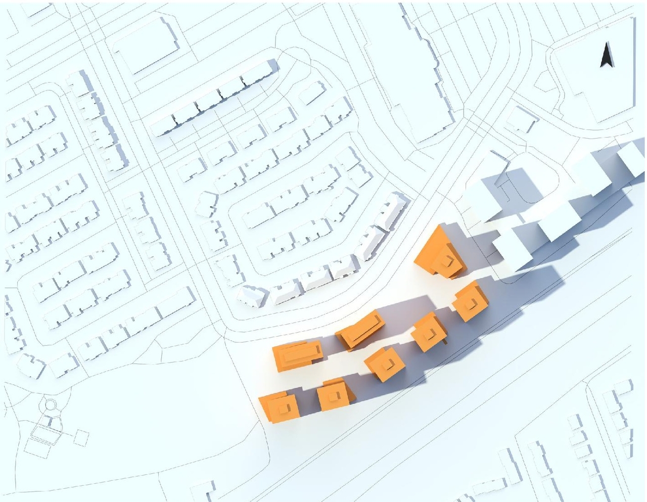 Construction site plan for project from page 36 of the file '2023-06-20 - City Park revised design brief - D02-02-23-0033'