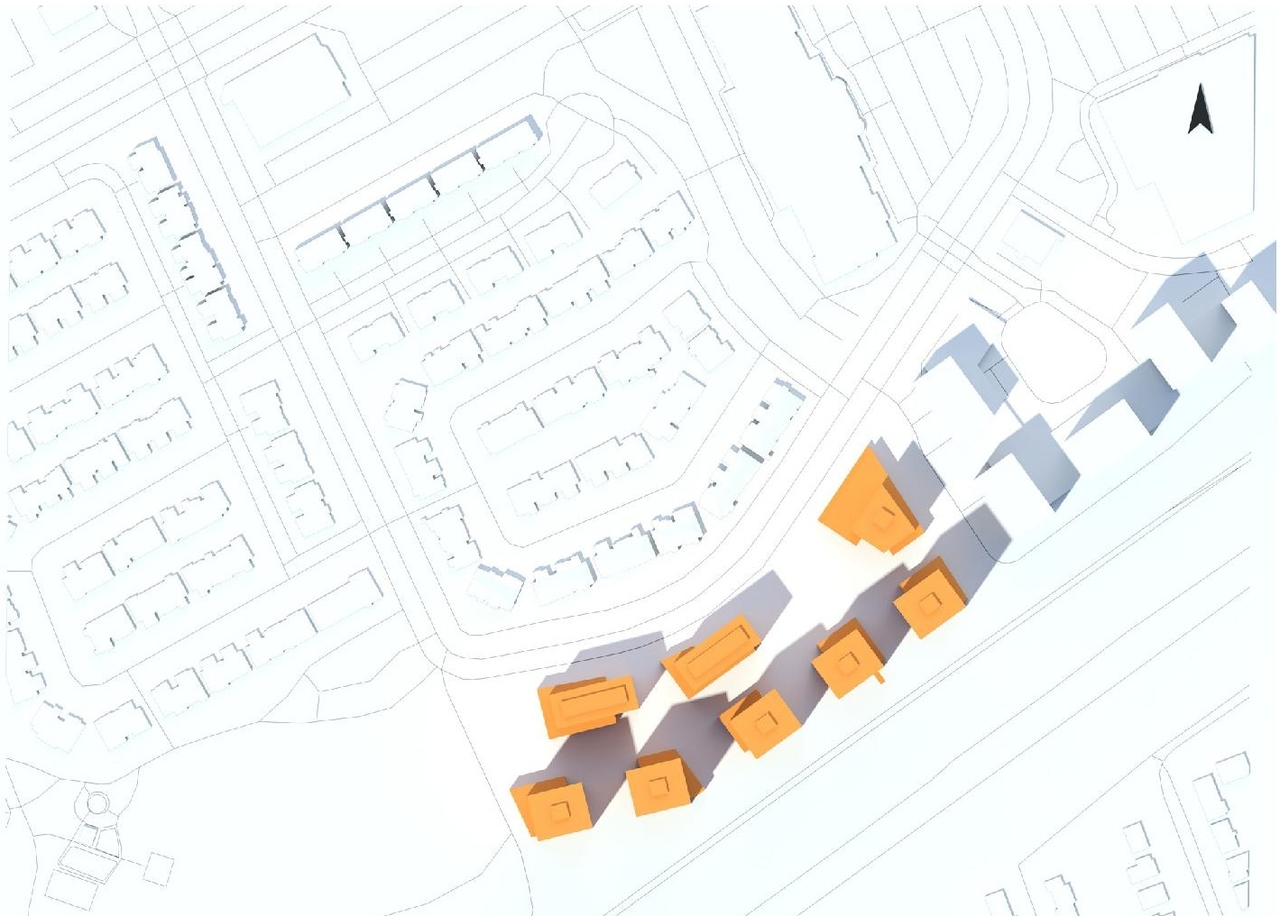 Construction site plan for project from page 36 of the file '2023-06-20 - City Park revised design brief - D02-02-23-0033'