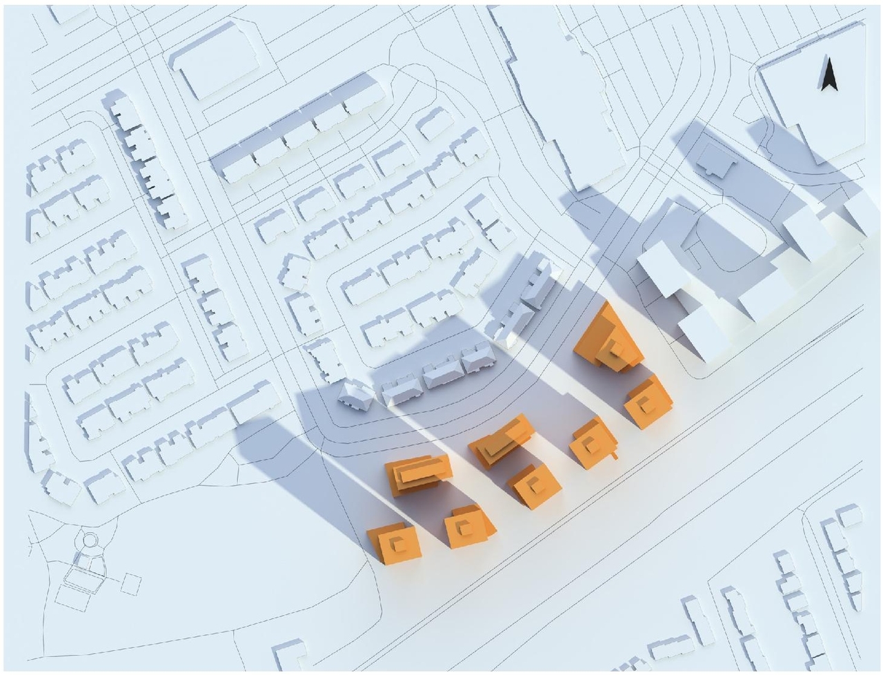 Construction site plan for project from page 38 of the file '2023-06-20 - City Park revised design brief - D02-02-23-0033'