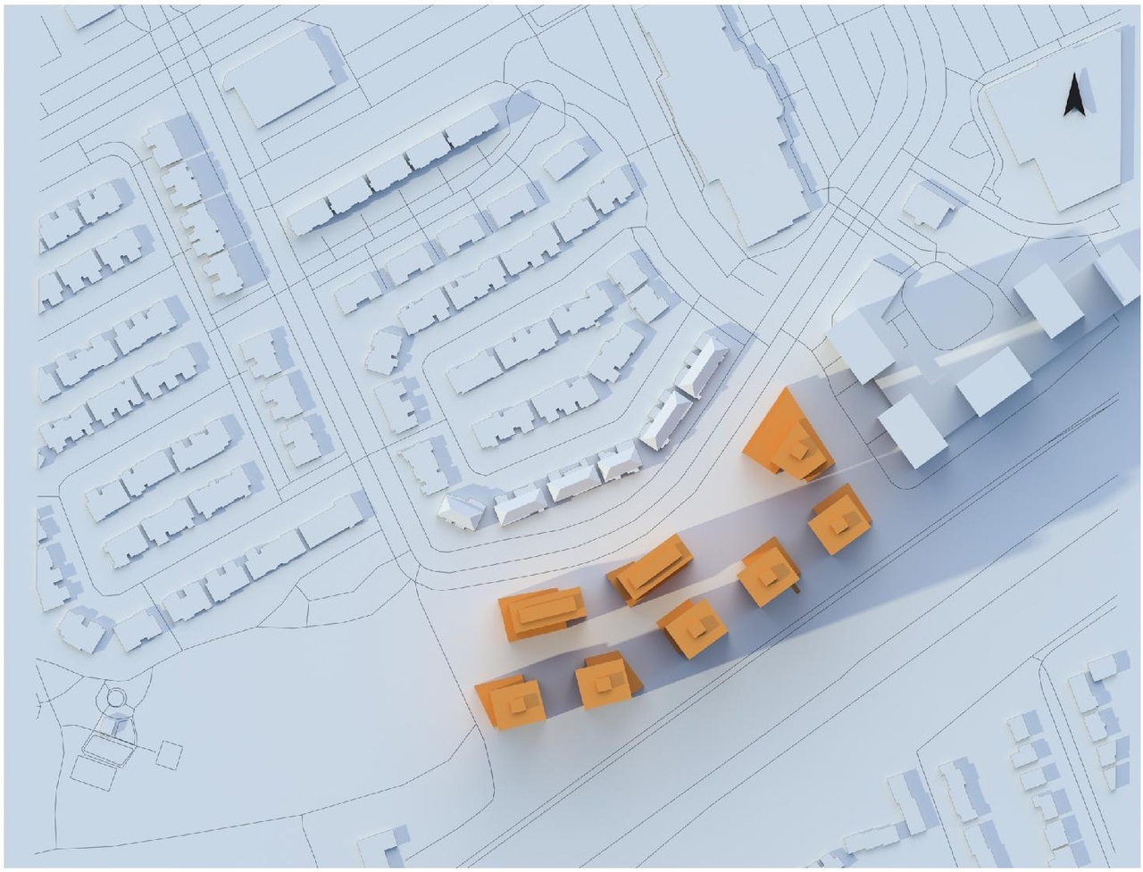 Construction site plan for project from page 39 of the file '2023-06-20 - City Park revised design brief - D02-02-23-0033'
