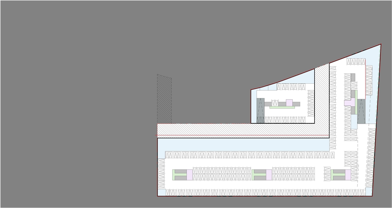 Rendering of building from page 21 of the file '2025-06-23 - Design Brief - D01-01-23-0005 and D02-02-23-0033'