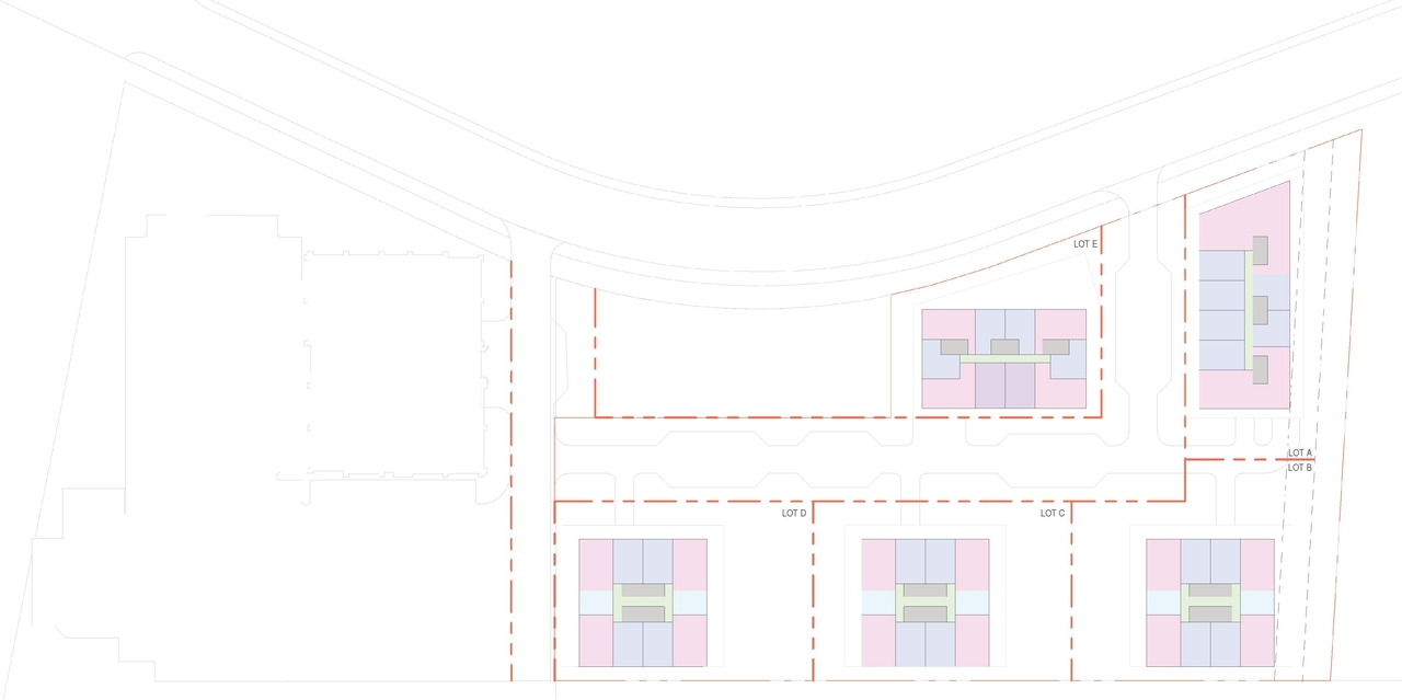 Construction site plan for project from page 24 of the file '2025-06-23 - Design Brief - D01-01-23-0005 and D02-02-23-0033'
