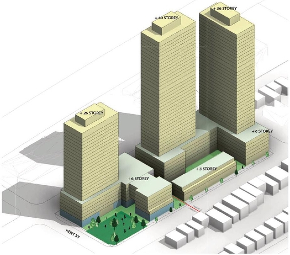 Rendering of building from page 6 of the file '2024-03-21 - Design Brief - D02-02-23-0042'