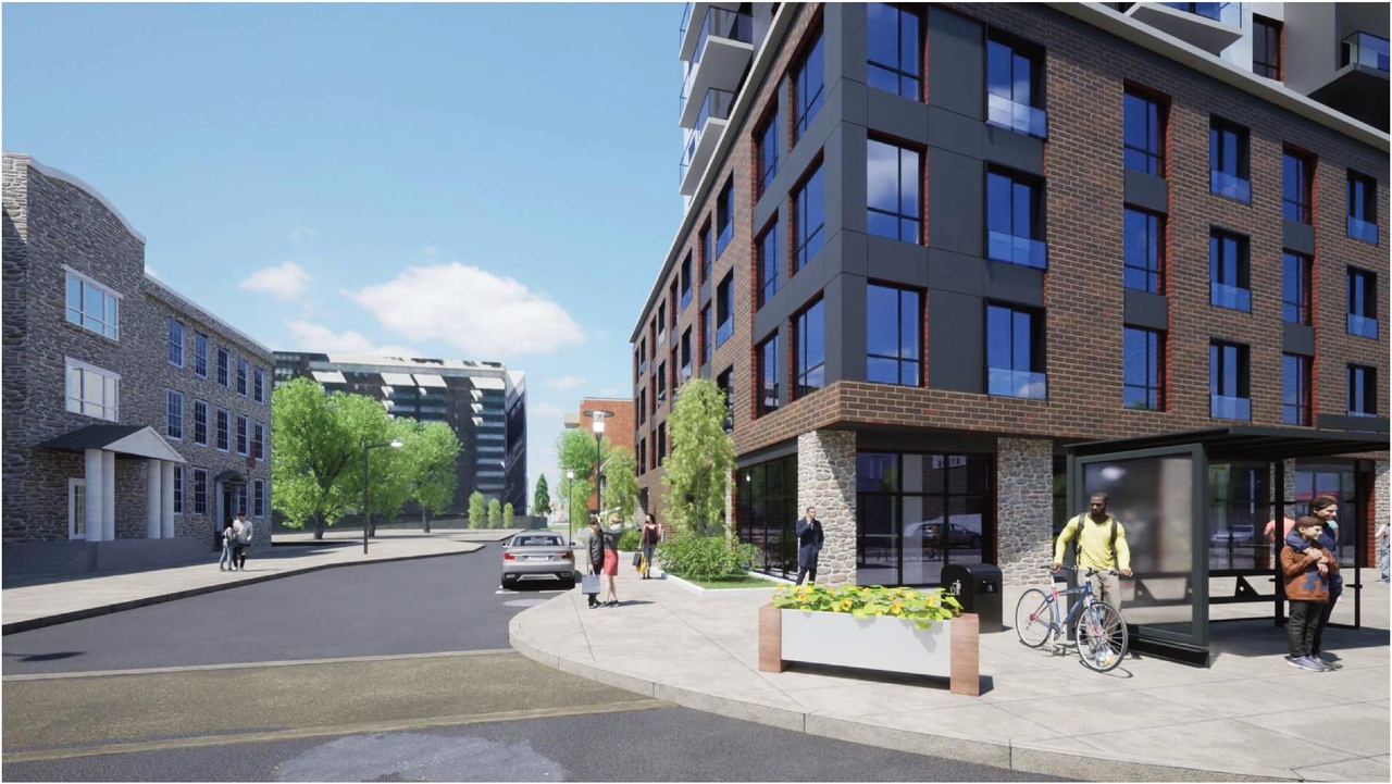 Rendering of building from page 5 of the file '2023-06-09 - Renderings - D02-02-23-0044'