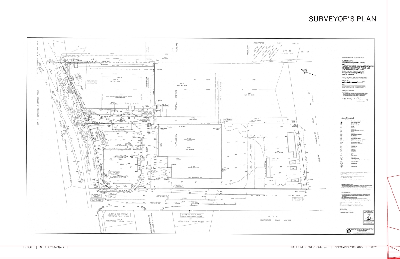 Construction site plan for project from page 15 of the file '2025-10-03 - Design Brief - D02-02-23-0046'