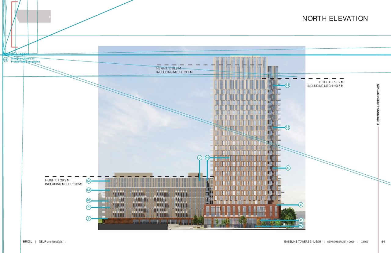 Rendering of building from page 64 of the file '2025-10-03 - Design Brief - D02-02-23-0046'