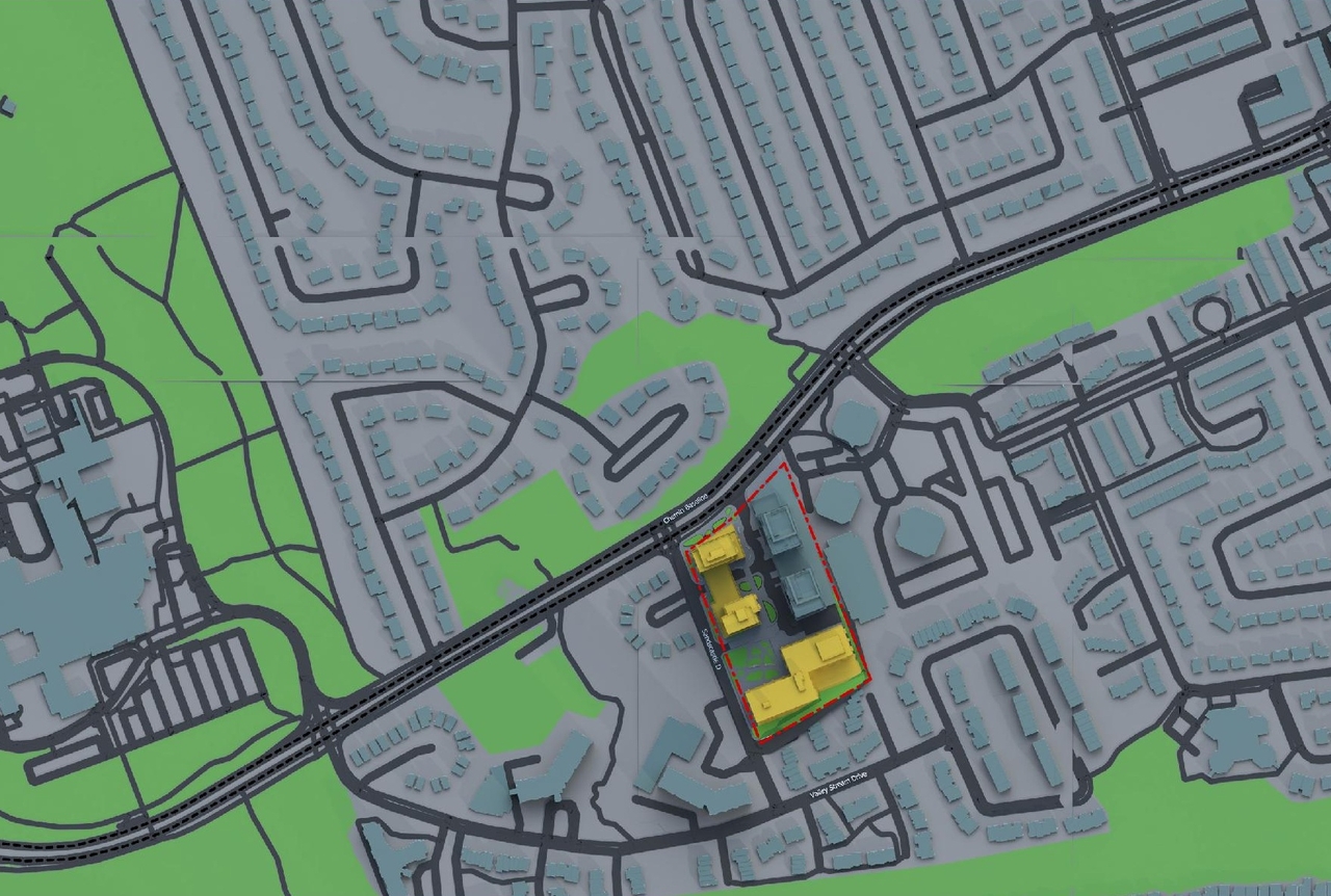 Construction site plan for project from page 74 of the file '2025-10-03 - Design Brief - D02-02-23-0046'